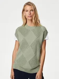 Marks & Spencer Cable Knit Sweater Vest
