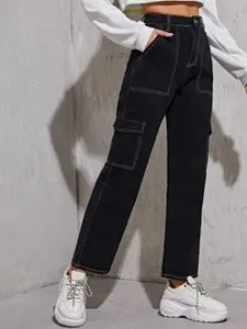 Next One Women Smart Wide Leg High-Rise Stretchable Jeans