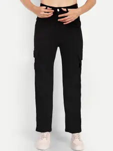 Next One Women Smart Wide Leg High-Rise Stretchable Jeans