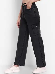 Next One Women Smart Wide Leg High Rise Stretchable Jeans