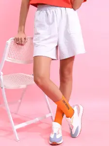 Tokyo Talkies Women Striped Technology Shorts