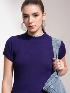 Tokyo Talkies Self Design Acrylic Pullover