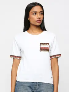 Pepe Jeans Round Neck Short Sleeves Pure Cotton T-shirt