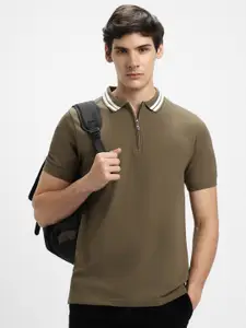 Dennis Lingo Polo Collar Regular Fit Cotton T-shirt