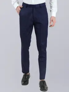 VEI SASTRE Men Smart Slim Fit Formal Trousers