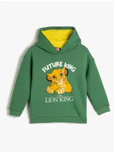 Koton Boys Lion King Printed Hooded Pullover