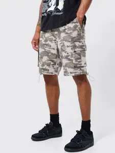 boohooMAN Men Camouflage Printed Cargo Shorts