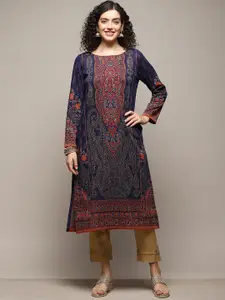 Biba Ethnic Motifs Embroidered Kurta