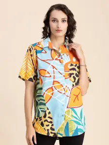 Moomaya Abstract Printed Casual Shirt