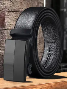 The Roadster Lifestyle Co. Men Textured Formal Belt
