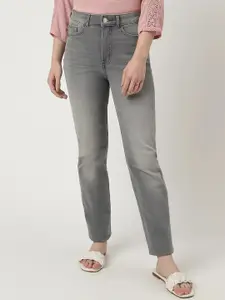 Marks & Spencer Women High-Rise Clean Look Heavy Fade Jeans
