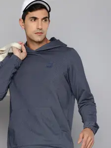 Puma Modern Indigo Self Design Hooded Outdoor Sweatshirt