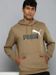 Puma Essential+ 2 Colour Big Logo Regular Fit Printed Hooded Sweatshirt