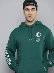 Puma X Staple Embroidered Relaxed Fit Cotton Hooded Sweatshirt