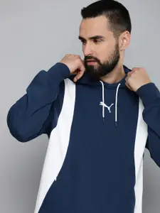 Puma Formstrip Colourblocked Hooded Basketball Sweatshirt