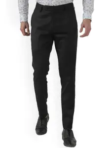 FUBAR Men Mid-Rise Relaxed Fit Easy Wash Formal Trousers