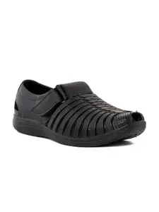 Khadims Men Textured Shoe-Style Sandals