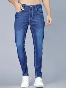 PEPLOS Men Comfort Slim Fit Light Fade Stretchable Jeans