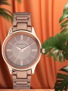 DressBerry Women Dial & Bracelet Style Straps Analogue Watch HOBDB-114-NEW-CP