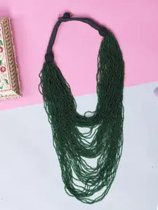 Bamboo Tree Jewels Artificial Beads Layered Necklace