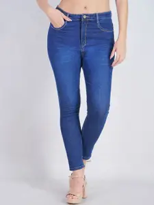 MM-21 Women Jean Skinny Fit High-Rise Clean Look Heavy Fade Stretchable Jeans