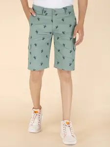 FUBAR Men Printed Slim Fit Cargo Shorts