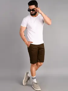 FUBAR Men Mid-Rise Slim Fit Casual Shorts