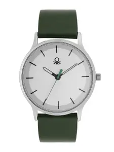 United Colors of Benetton Men Leather Straps Analogue Watch UWUCG1400