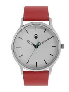 United Colors of Benetton Men Leather Straps Analogue Watch UWUCG1402