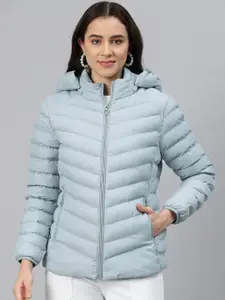Foreign Culture By Fort Collins Padded Jacket with Detachable Hood