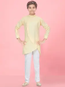 BAESD Boys Pure Cotton Straight Kurta With Pyjamas
