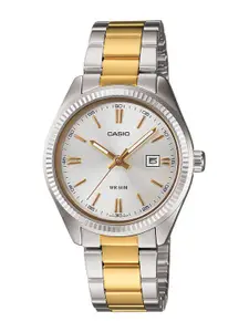 Casio Enticer Women White Dial Analogue Watch LTP-1302SG-7AVDF-A478