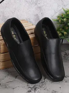 HikBi Men Leather Anti-Skid Stability Formal Slip-On Shoes