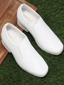 HikBi Men Leather Anti-Skid Stability Formal Slip-On Shoes