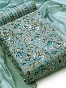 Sun Fashion And Lifestyle Floral Printed Unstitched Dress Material