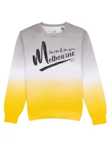 Status Quo Boys Typography Printed Cotton Sweatshirt