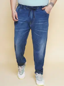 John Pride Men Jean Regular Fit Mid-Rise Light Fade Cotton Stretchable Jeans