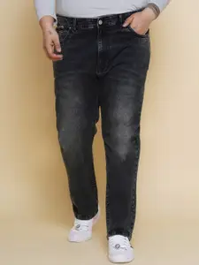 John Pride Plus Size Men Jean Mid-Rise Clean Look Stretchable Jeans