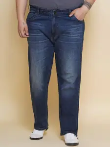 John Pride Men Plus Size Jean Clean Look Light Fade Stretchable Jeans