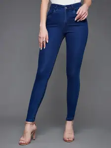 Miss Chase Women Skinny Fit High-Rise Clean Look Jeans
