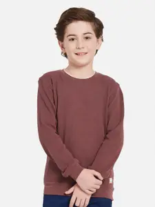 Octave Boys Round Neck Fleece Pullover