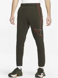Nike Men Green Dri-FIT Trackpants