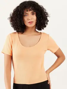 Athena Scoop Neck Short Sleeve Regular T-shirt