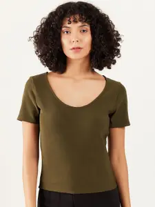 Athena Scoop Neck Short Sleeves T-shirt