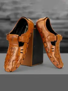 Buxton Velcro Shoe-Style Sandals
