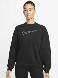 Nike Dry-Fit Get Fit Graphic Crew Neck Pullover Sweatshirt