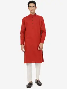 Modi Kurta Men Mandarin Collar Straight Kurta