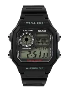 Casio Youth Digital Men Black Digital watch D097 AE-1200WH-1AVDF