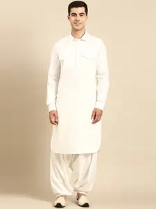TheEthnic.Co Men Cotton Pathani Kurta