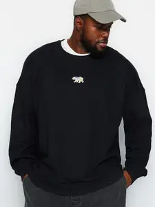 Trendyol Round Neck Cotton Sweatshirt